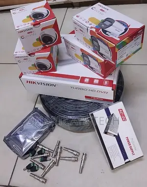 Hikvision ColorVu CCTV Kit – 4 Cameras Full Color Night Vision