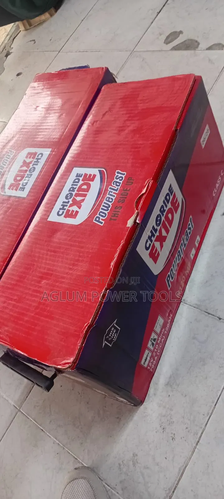 Car Battery N120 MF Chloride Exide