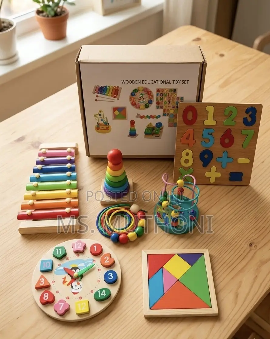 8-Piece Montessori Early Childhood Education Toy Set