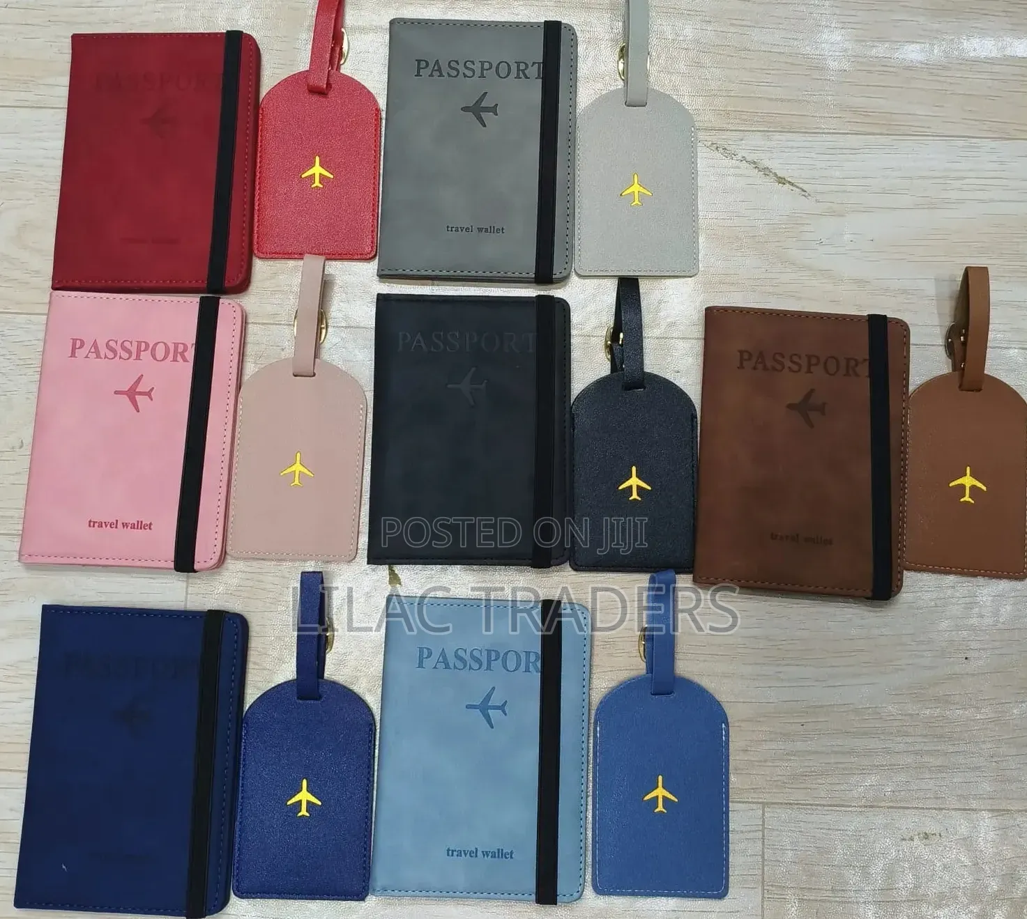 RFID Passport Holder Cover With Suitcase Tag – Travel Organizer Galo