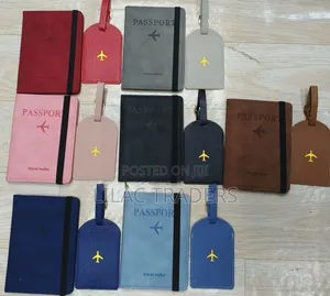 RFID Passport Holder Cover With Suitcase Tag – Travel Organizer Galo