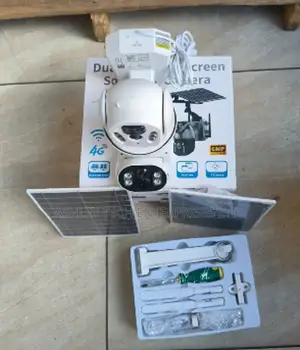 Ubox 6MP Dual Lens 4G Solar Camera With Dual Panel