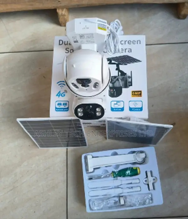 Ubox 6MP Dual Lens 4G Solar Camera With Dual Panel