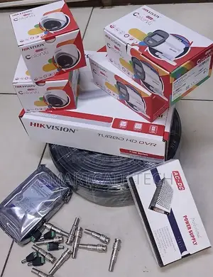 Hikvision ColorVu 4 Camera Security CCTV System – Clear Night Vision