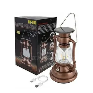Retro Solar Latern Camping Light Rechargeable