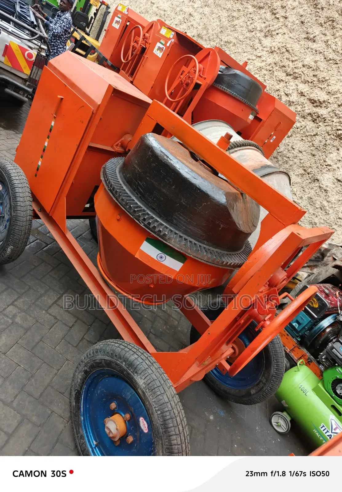 Indian Diesel Concrete Mixer 500 Litres – 6.5HP