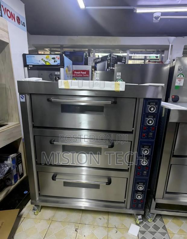 Euromax Deck Oven 3 Deck 6 Trays Comes With Free Trays