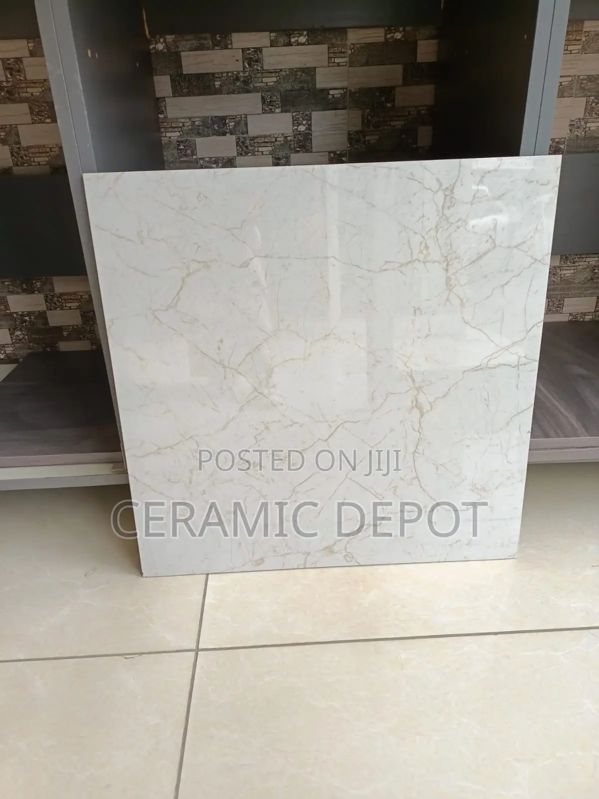 CREAMA MARFIL POLISHED TILES 60X60 4pcs a Carton-Porcelain Indian Tile