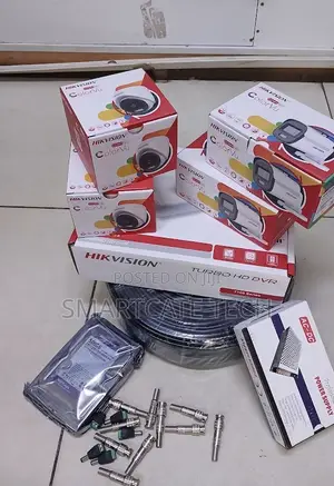 Hikvision ColorVu Security Camera Kit – 4 Channel, 4 Cameras,