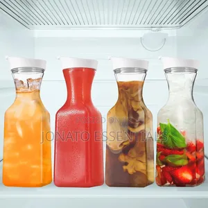 1.5L Acrylic Water Juice Carafe Pitcher With Lid