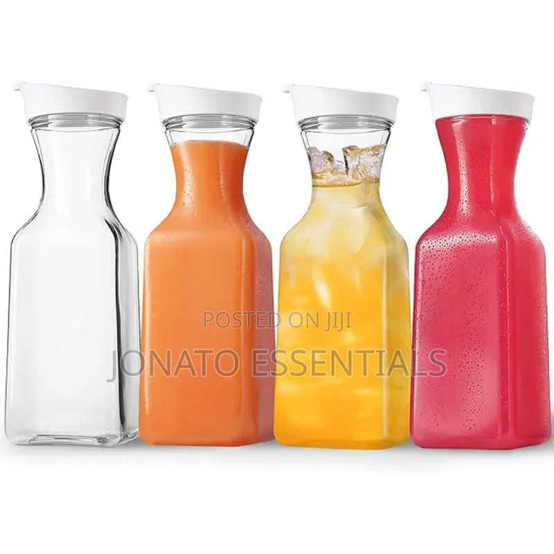 1.5L Acrylic Water Juice Carafe Pitcher With Lid