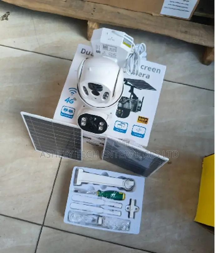 Ubox 6MP Dual View 4G Solar PTZ CCTV Camera
