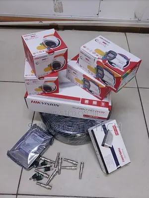 Hikvision 4CH DVR Kit With ColorVu Cameras Full Color Night