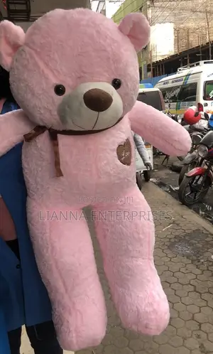 Cuddly 100cm Pink Teddy Bear **