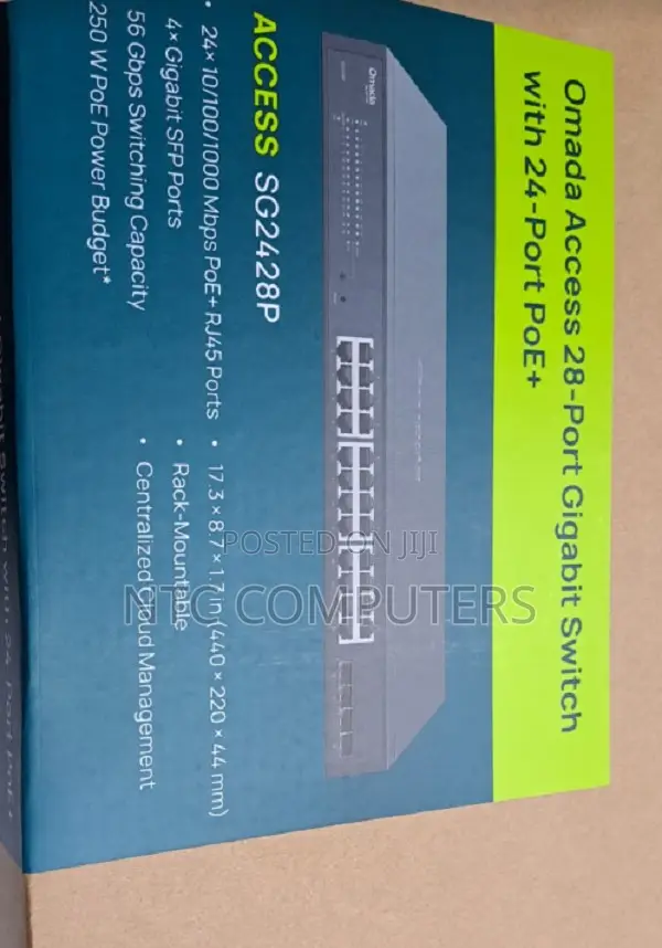 TP-Link TL-SG2428P Jetstream 28-Port Gigabit Smart Switch - 24port Poe