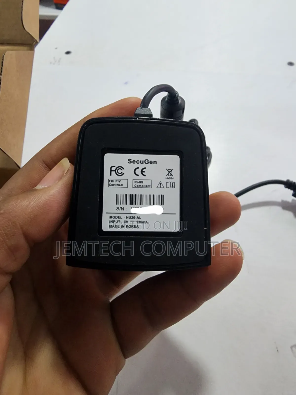 Secugen Hu20-a Hamster Pro 20 USB Fingerprint Scanner