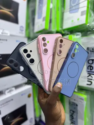 Matte Silicone MagSafe-compatible Protective Phone Cases Galaxy S24