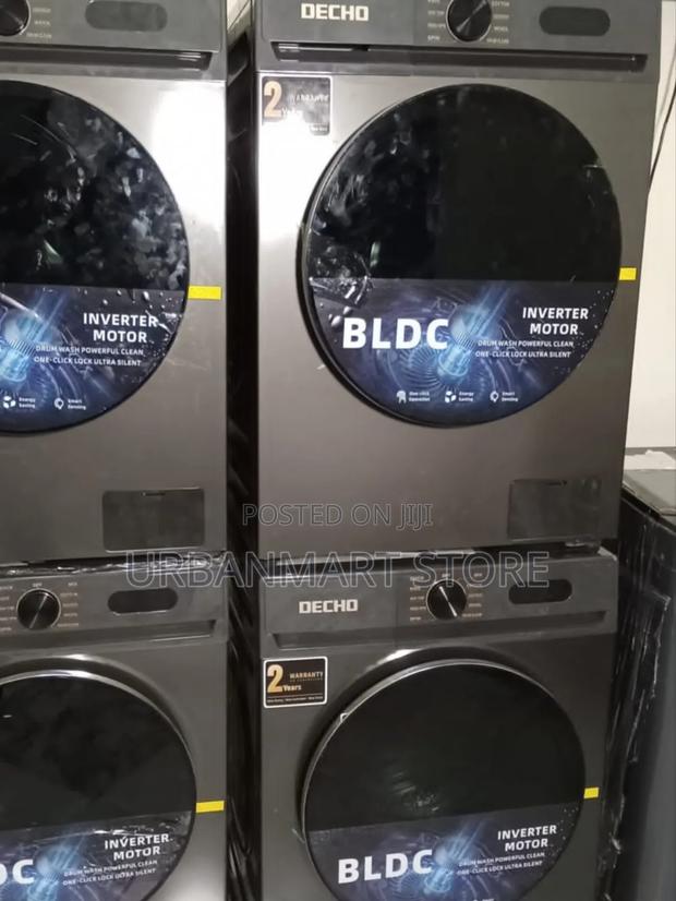 Decho 10kg Front Loading Washing Machine- Wash and Spin - thumbnail 2