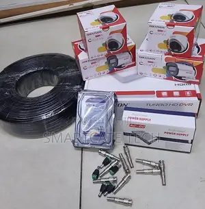 Hikvision 4CH DVR Kit 4 ColorVu Cameras Clear Night Vision