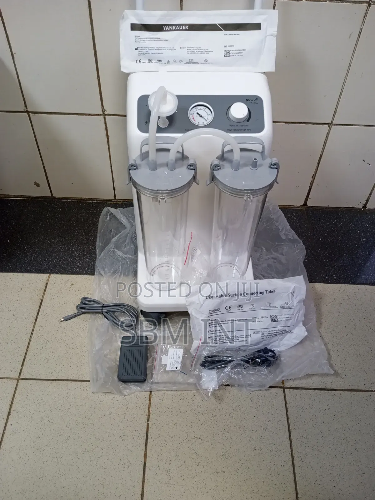 Suction Machine Double Bottle (Yuwell)