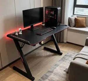 Office Desk : LED Gaming Workstation Desk