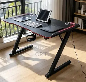 Office Desk : LED Gaming Workstation Desk