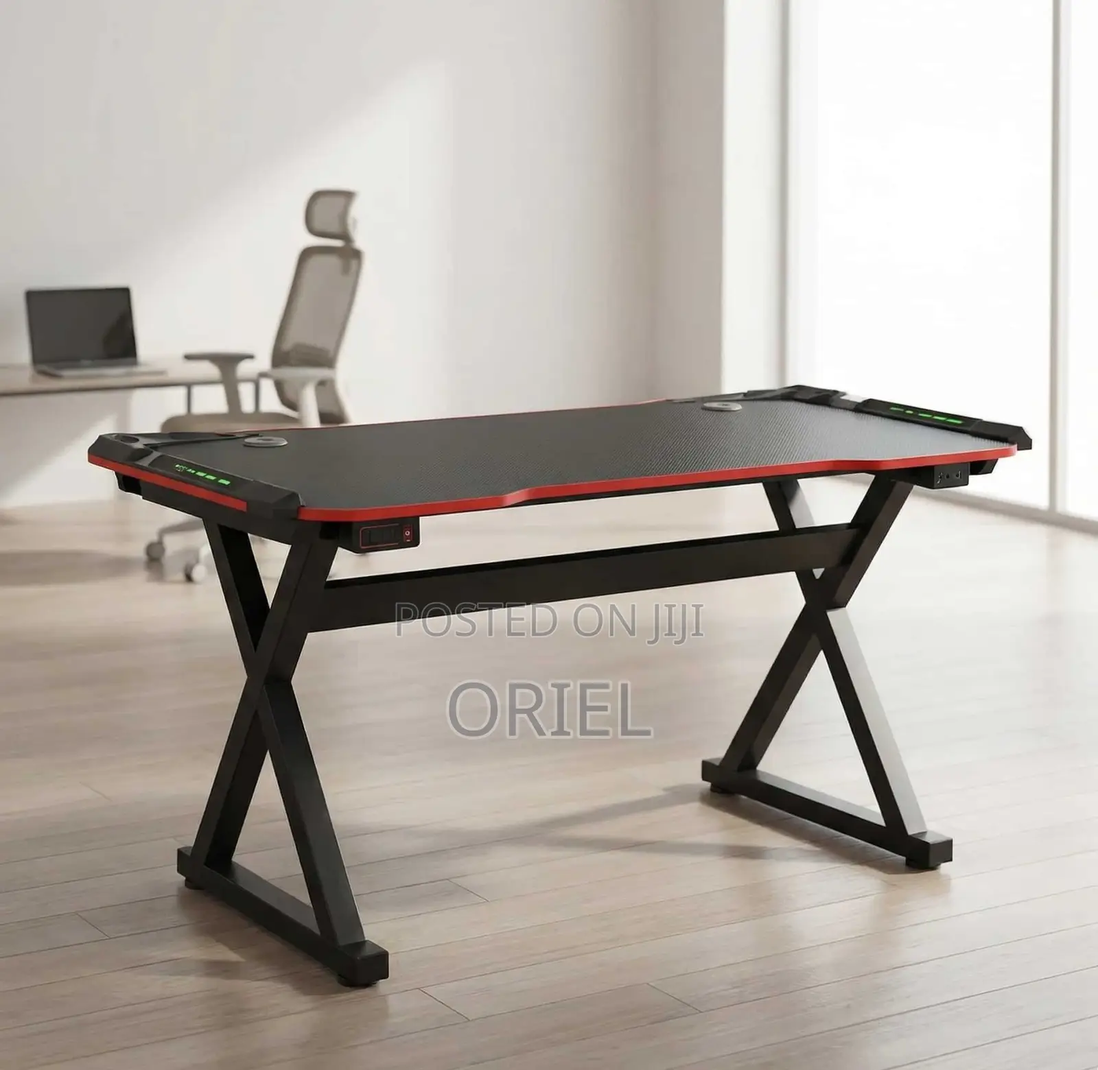 Office Desk : LED Gaming Workstation Desk