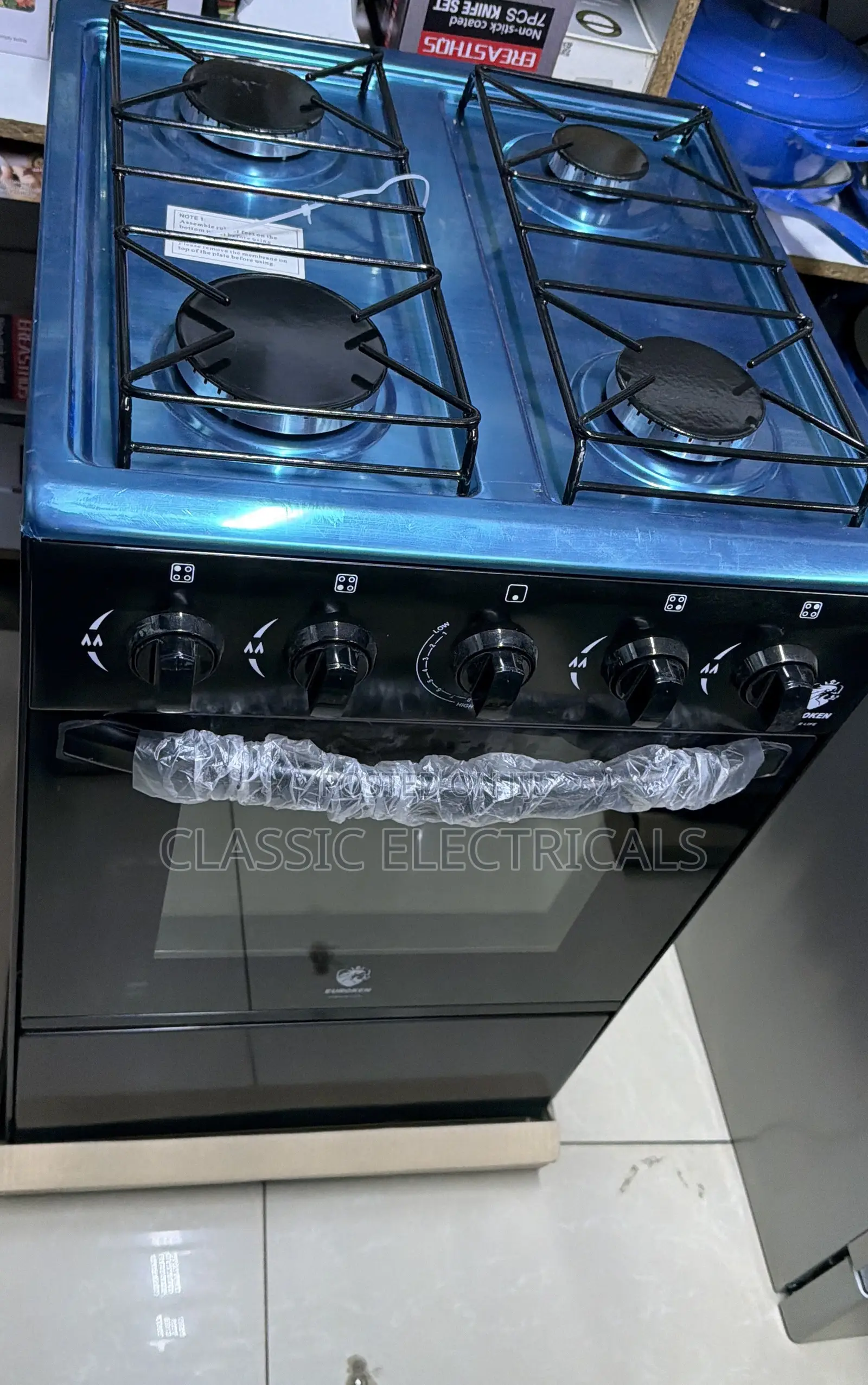 4Gas Standing Cooker With Gas Oven at Ksh13299/-