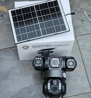 V380 4g Triple Lens Simcard Outdoor PTZ Camera With Night Vision