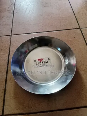 Stainless Steel Plate 24cm Heavy Gauge / School Plate 24cm