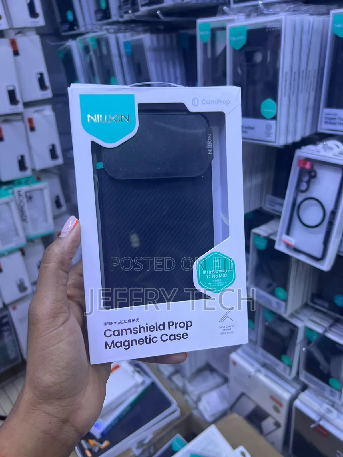 Black Nillkin CamShield Pro Magnetic Case for the iPhone 17 Pro Max
