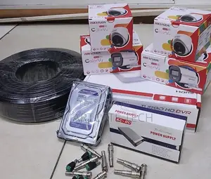 Hikvision 4CH DVR Security Kit With 4 ColorVu Cameras Full Color