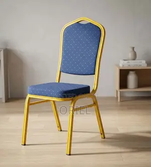 Office Chair : Blue Stackable Conference Chair