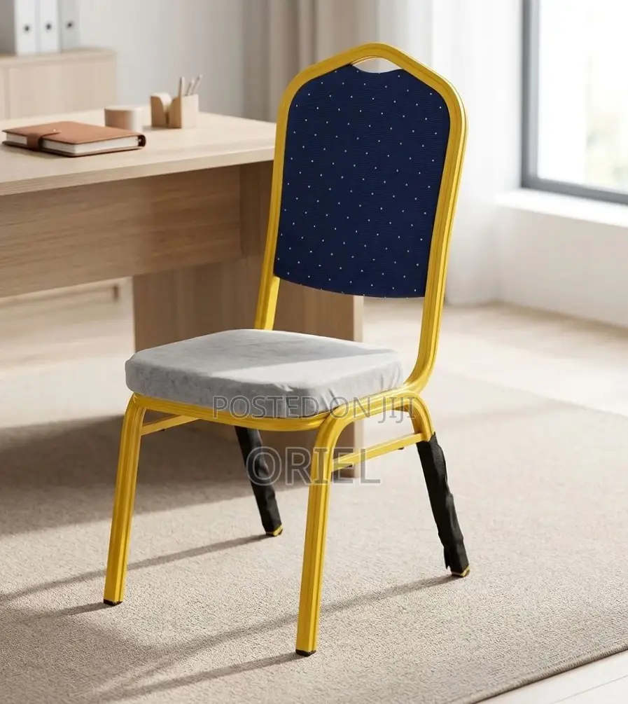 Office Chair : Blue Stackable Conference Chair