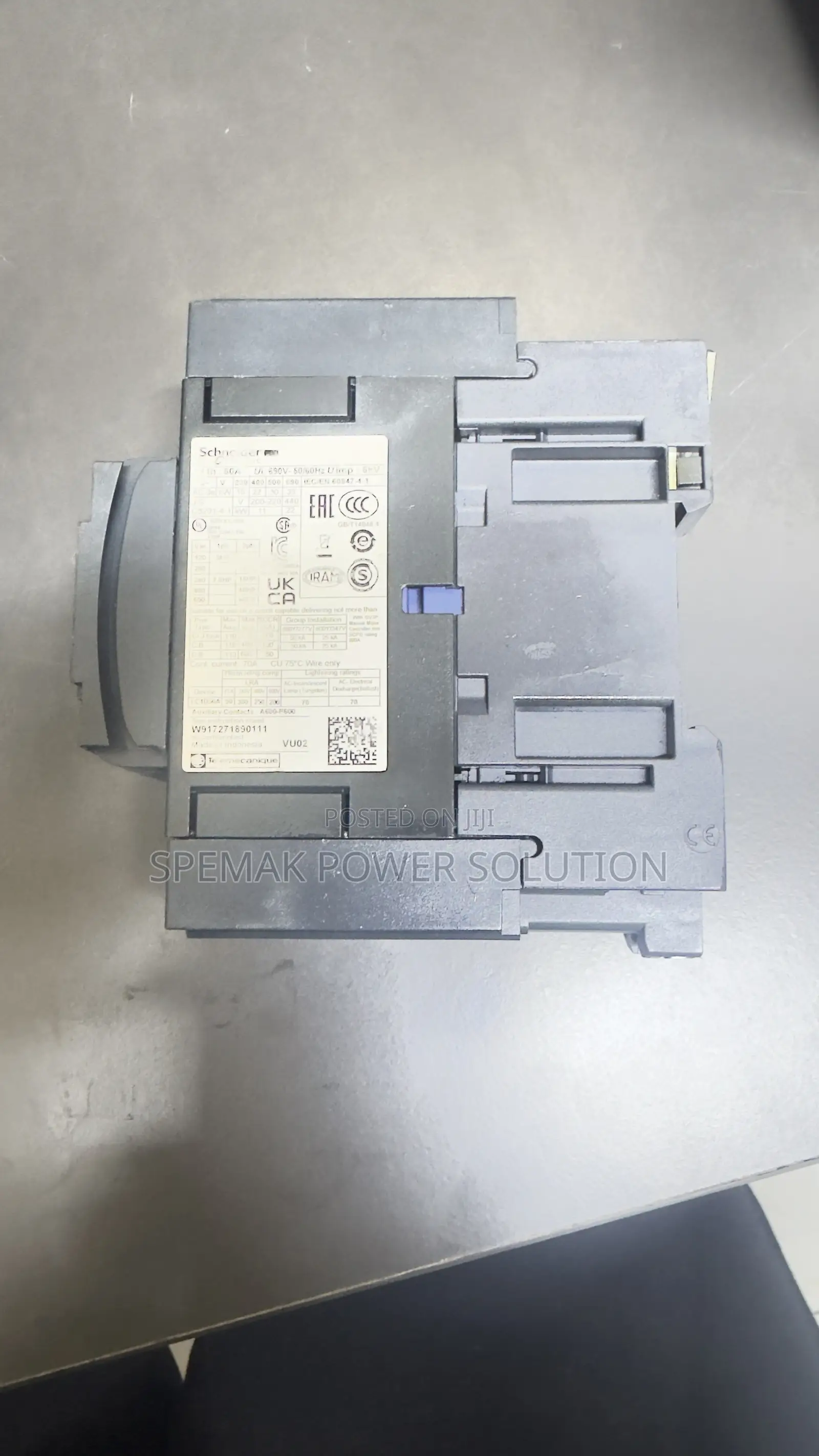 3Pole Schneider Make Contactor LC1D50A