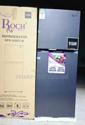 Roch 197L Double Door No Frost Refrigerator – Spacious Reliable