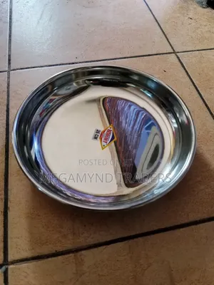 Redberry Stainless Steel Heavy Gauge Plate -26cm / Mirror Finish Plate