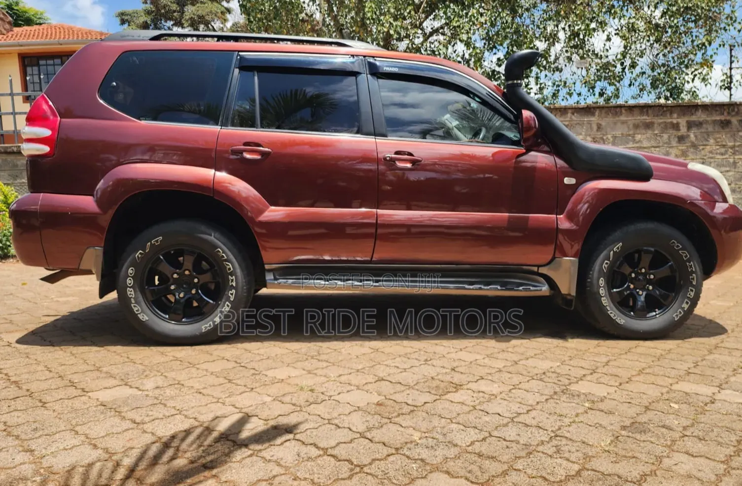 Toyota Land Cruiser Prado 3.0 D-4D 5dr 2007 Burgundy