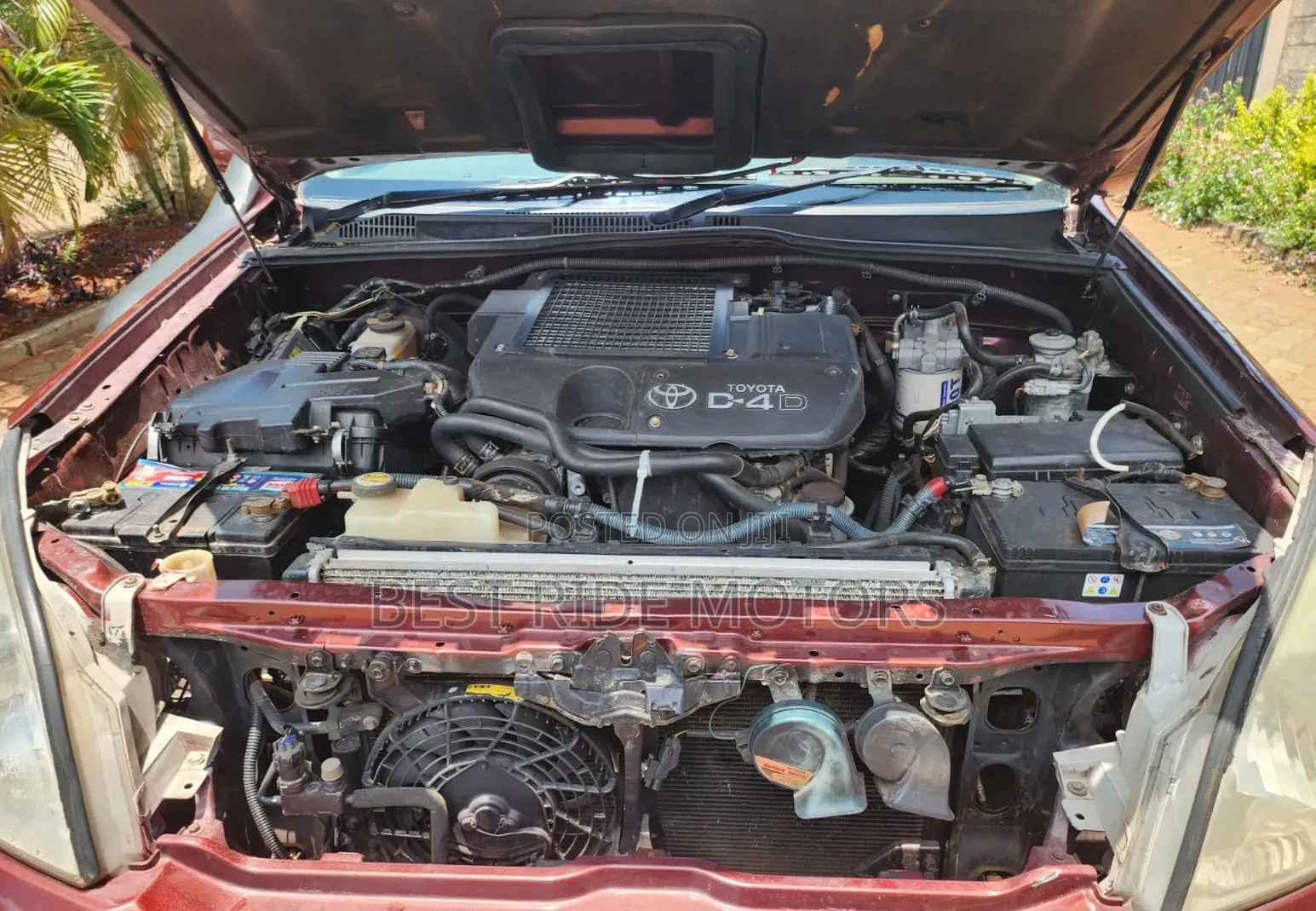 Toyota Land Cruiser Prado 3.0 D-4D 5dr 2007 Burgundy