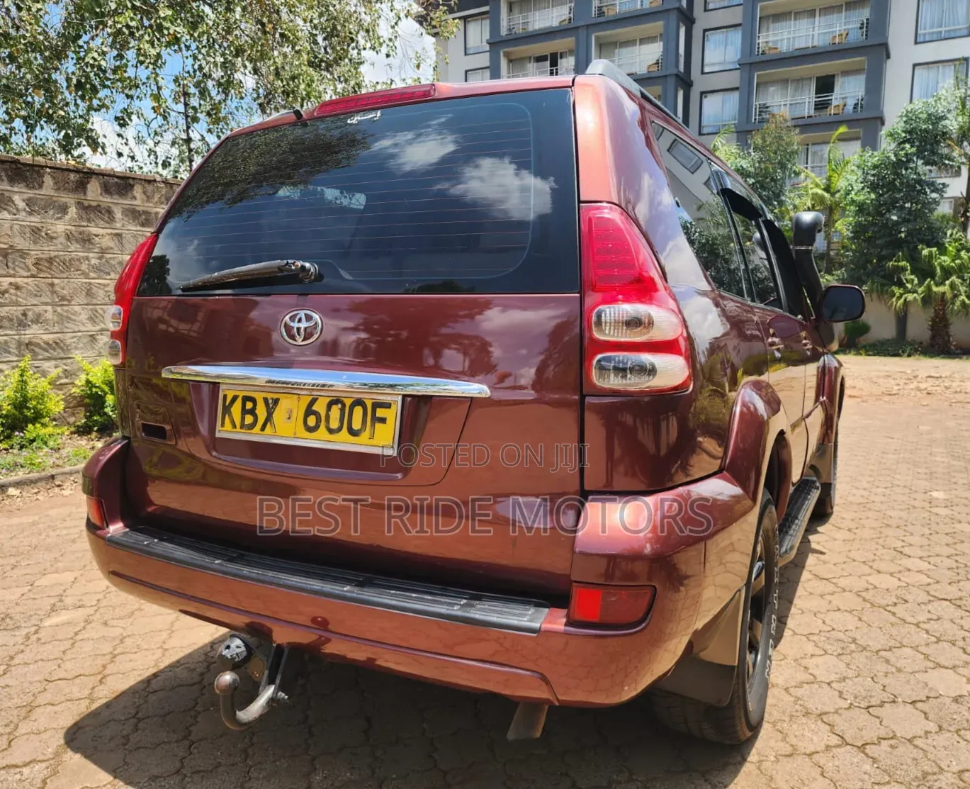 Toyota Land Cruiser Prado 3.0 D-4D 5dr 2007 Burgundy