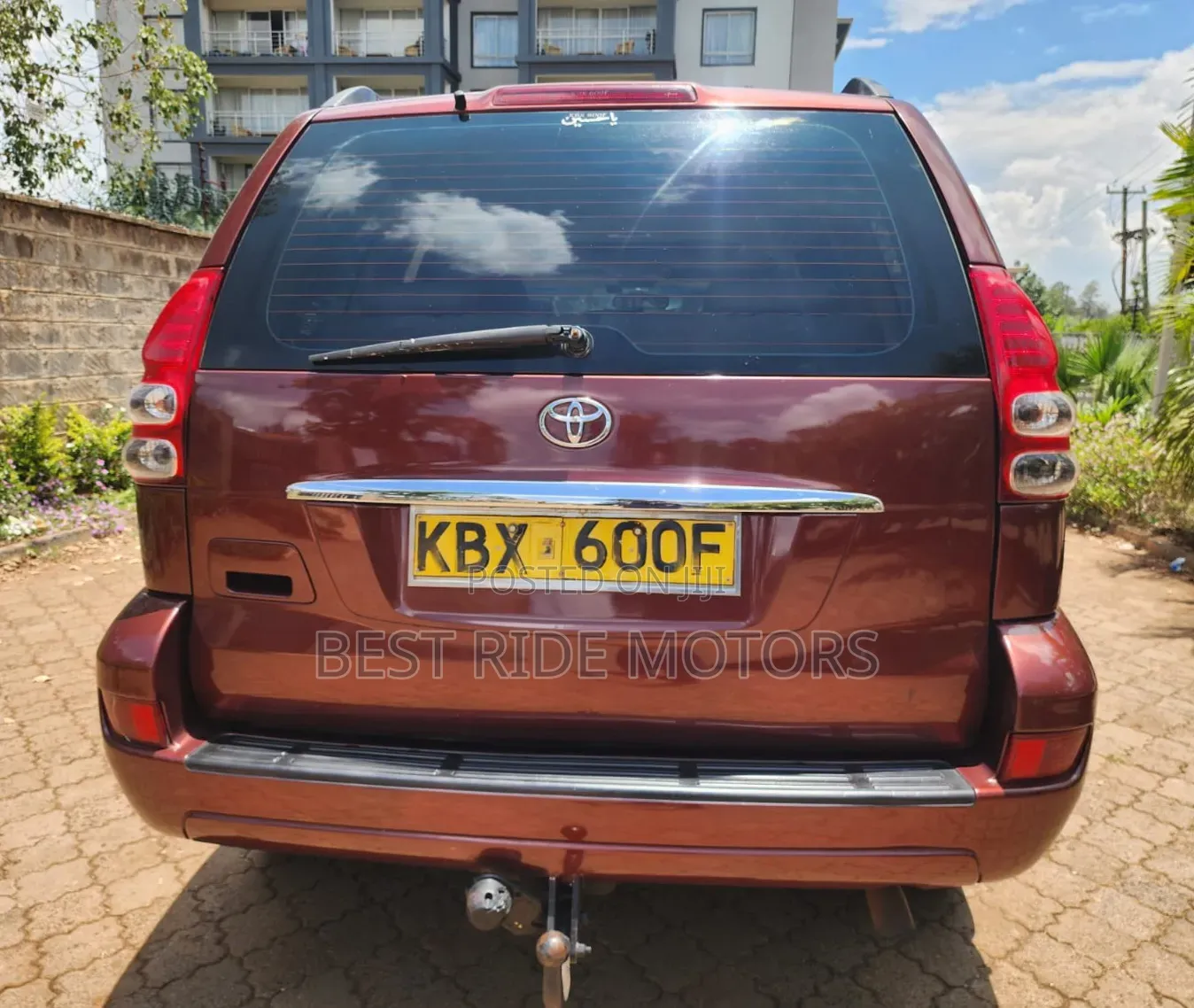 Toyota Land Cruiser Prado 3.0 D-4D 5dr 2007 Burgundy