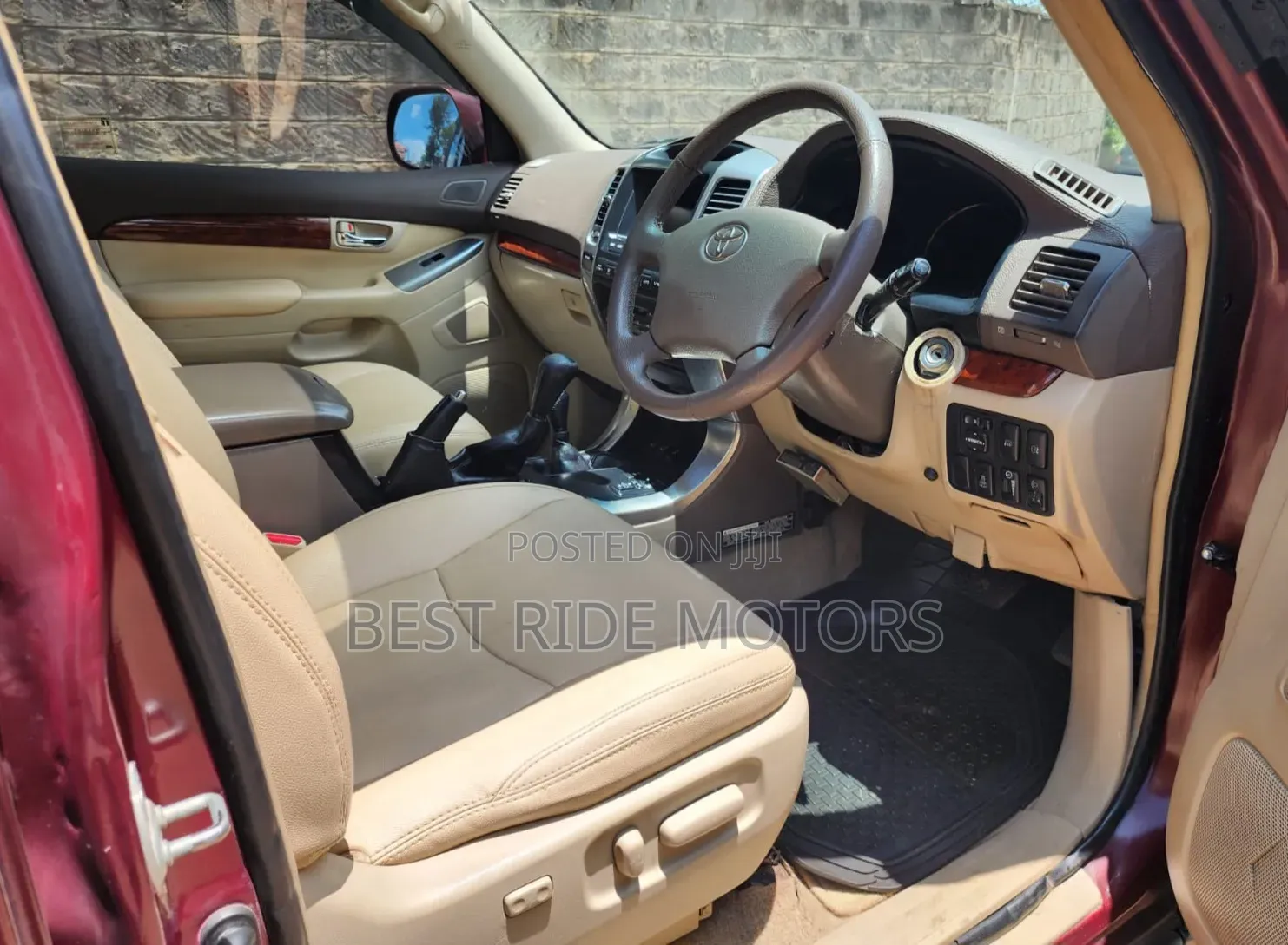 Toyota Land Cruiser Prado 3.0 D-4D 5dr 2007 Burgundy