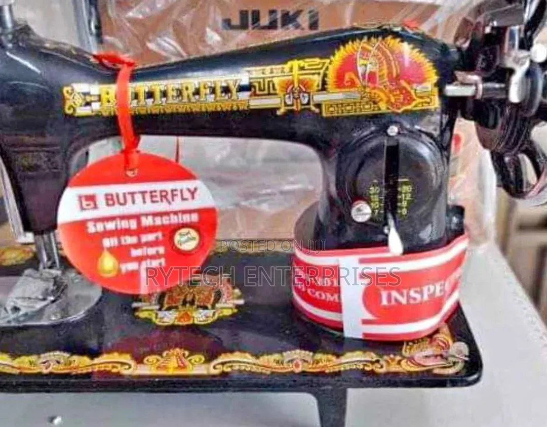 Butterfly Sewing Machine Head + Table
