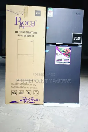 Roch 197L No Frost Double Door Refrigerator – Perfect for Home