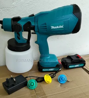 Makita Cordless Spray Gun for Fine Painting 2 Battery and Charger 88V