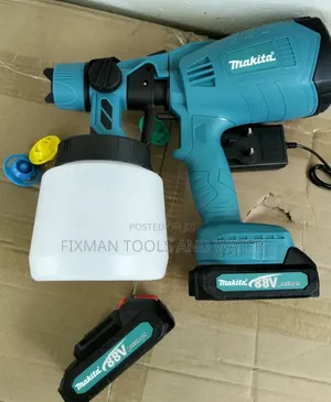 Makita Cordless Spray Gun for Fine Painting 2 Battery and Charger 88V