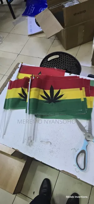 Hand Flags With Handles