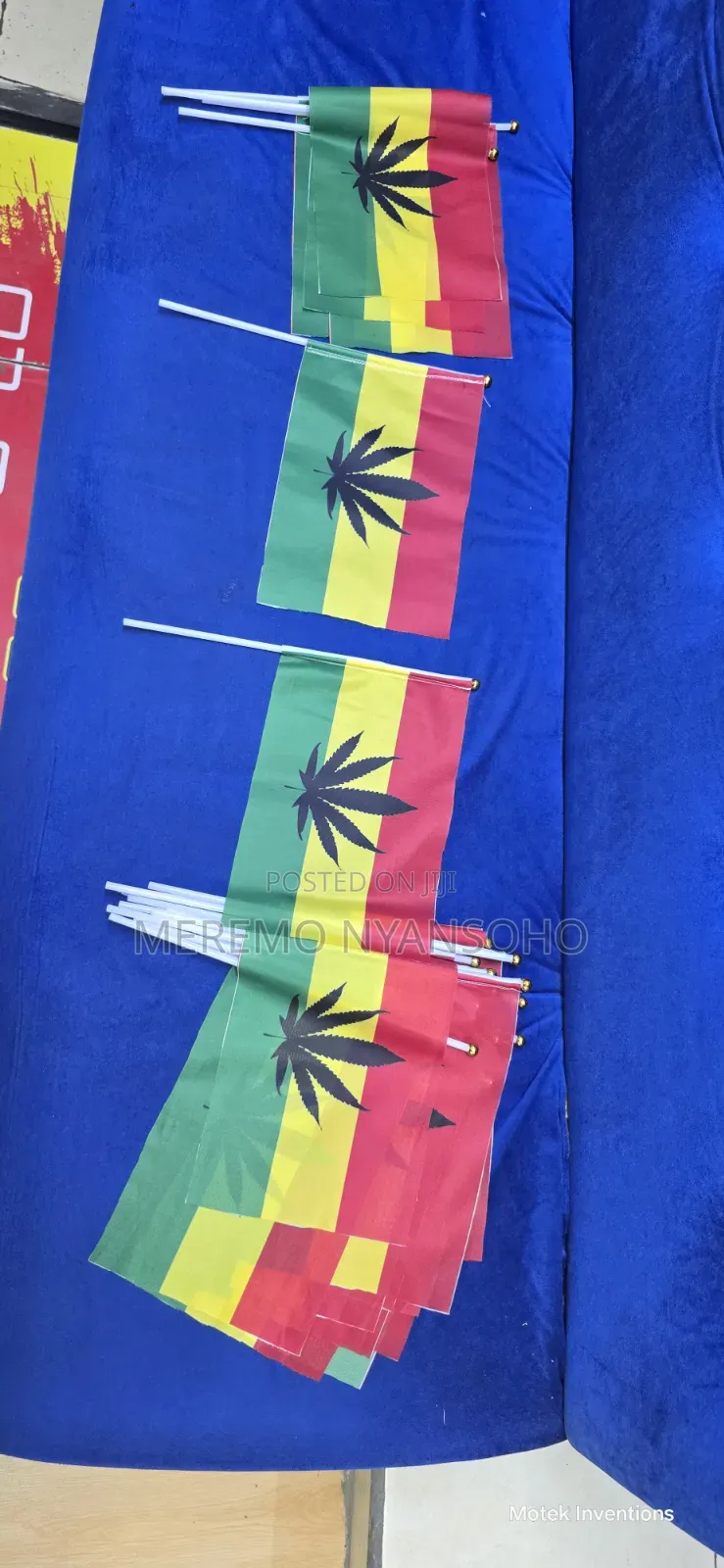 Hand Flags With Handles