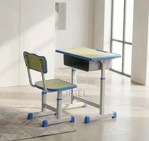 Kids Study Set : Height Adjustable Modern Kids Study Desk Set