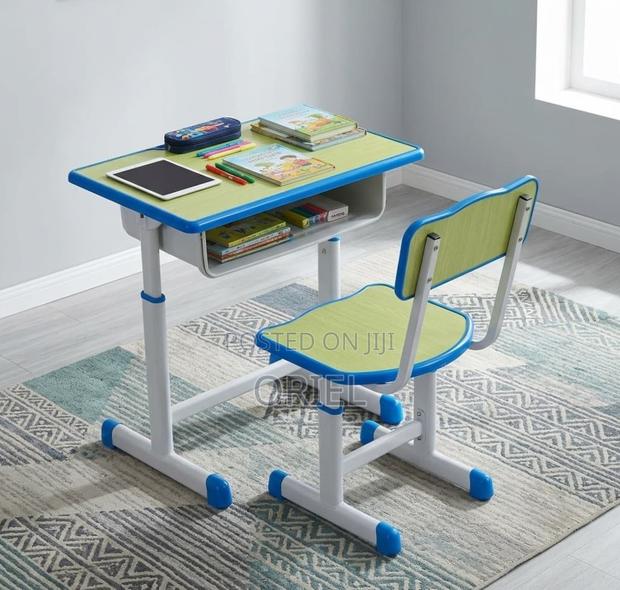 Kids Study Set : Height Adjustable Modern Kids Study Desk Set - thumbnail 7